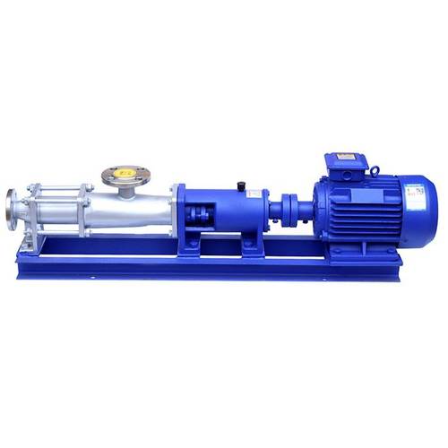 不锈钢卫生级单螺杆泵定子g601浓浆泵泥浆泵污泥输送螺旋泵高扬程卫生